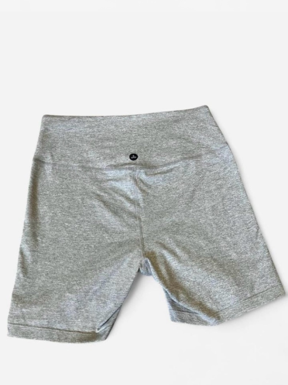 Prana Heather Gray High-Rise Bike Shorts - Picture 2 of 4